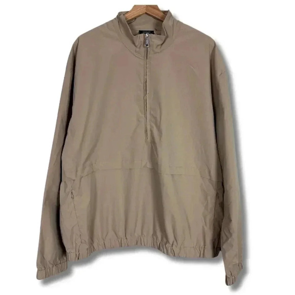 Zanerobe Ripstop Pullover Jacket Anorak Outdoor Taupe Men's Large - Picture 1 of 6